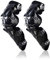 Scoyco Motorrad Radfahren Knieschützer Motocross Racing Beinschutz Pads Schutzausrüstung für Motocross Enduro Verstellbare & elastische Klettbänder (Schwarz)