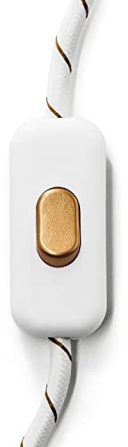 Interrupteur unipolaire Creative Switch Blanc - Cuivre