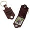 Foto PU Leder Schlüsselanhänger klappbar personalisiert individuell mit Wunschfoto Geschenkidee Bordeaux