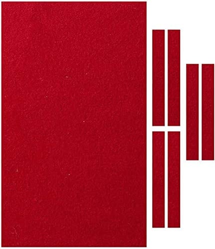 PolyMath Professioneller Billardtisch aus Filz, passend für Standard-Tische mit 2,2 m, 2,3 m, Snooker, Indoor-Billard-Pool-Tischdecke, Zubehör mit Kissen-Streifen, 3 Farben zur Auswahl
