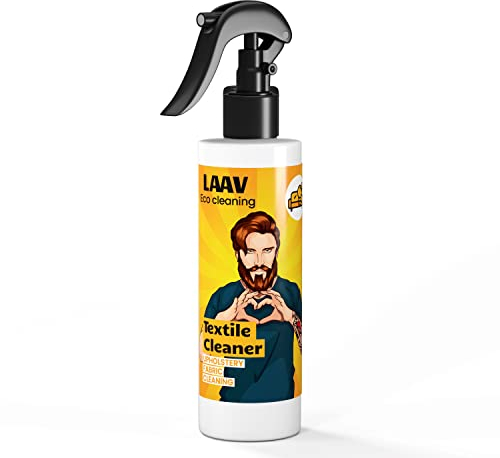 LAAV Nettoyant Canapé Tissu Textile Cleaner (250 ML) I Nettoyant Tapis I Spray Textile Idéal pour Tissus, Tapis, Ameublement, Moquettes et Taches Tenaces d'animaux de Compagnie I PFC-Free