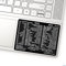 SYNERLOGIC (2 pcs) Word/Excel (for PC) Keyboard Shortcuts Stickers | No-Residue Laminated Vinyl Cheatsheet Windows Keyboard Stickers 86 x 64mm (Black, Small, 2 pcs)