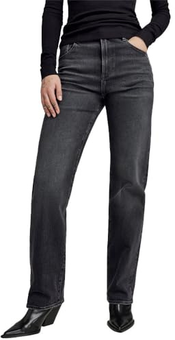 G-STAR Damen Viktoria High Straight Jeans, Schwarz (Worn in Black Moon D23959-B479-G108), 27W / 30L