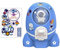GmeDhc Sparschwein Groß, Sparschwein Rakete Astronaut, Spardose Kinder Mädchen Junge, Spardose Groß Personalisiert, Sparbüchse mit Cartoon-Aufkleber und Schlüssel Entsperren