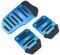 CGEAMDY 3 PCS Auto-Anti-Rutsch-Fußpedal, Auto-Pedale-Abdeckung Kraftstoff-Beschleuniger-Bremspedal-Pads-Kit, Auto-Beschleuniger Gas Bremspedal Kupplungspedal(Blau)