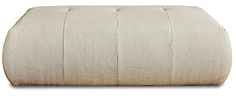 Lisa Design Onyx – modularer Hocker – aus Stoff Beige