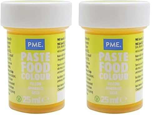 PME Paste Colour Sunny Yellow 25 g (Pack of 2)