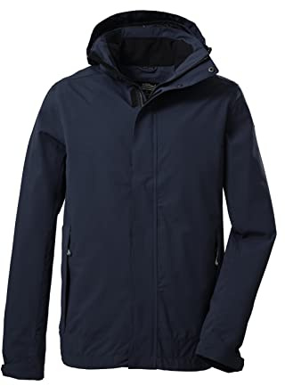 killtec Herren Funktionsjacke/Outdoorjacke mit abzippbarer Kapuze KOS 87 MN JCKT_XENIOS, dunkelnavy, S, 39147-000