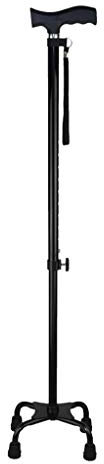 Gehstock für ältere Menschen, 3 Farben, großer Vier Fuß Langer, einziehbarer Gehstock, Einstellbereich von 64 cm bis 95 cm HGCHH