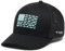 Columbia Unisex-Erwachsene PFG Fish Flag Mesh Ball Cap Verschluss, Schwarz/Schwarz, L-XL