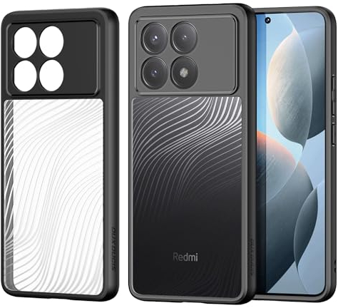 Lemxiee Custodia per Xiaomi POCO X6 Pro 5G Cover,Ultra-sottile/Ultra-leggero Custodia in silicone flessibile + PC smerigliato per Xiaomi POCO X6 Pro 5G Case