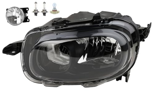 Johns, Scheinwerfer Halogen passend für Citroen C3 SX 16- H7 H7 Links für automat. LWR + Nebelscheinwerfer + Leuchtmittel
