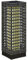 Outsunny Solarlampen Rattan mit Lichtsensor, Aufladbar LED Solarleuchte IP44 Wasserdichte, Outdoor Lampe Solarlaterne Außenleuchte für Garten Balkon Hof, 15,5 x 15,5 x 46 cm, Grau