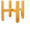 Zoegneer Support de plantes en bois à quatre pieds pour l'intérieur et l'extérieur (L), 411KPBXGB97V646HI270W7H