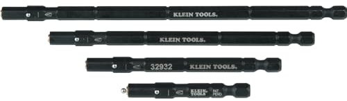 Klein Tools 32944 Flip Socket Replacement Hex Shafts for Klein Flip Sockets, 2-Inch to 6-1/2-Inch, 4-Pack