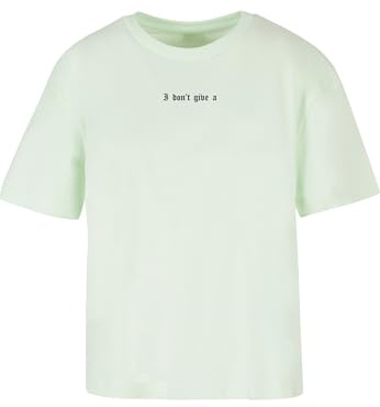 Miss Tee Damen I Don't Give A F Tee lightmint, M