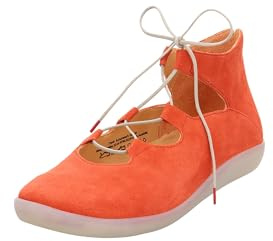 Think! Damen Nature chromfrei gegerbte nachhaltige Halbschuhe, Scarlet 5010
