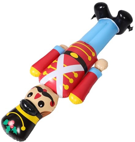 COSMEVIVI Light up Christmas Decorations Inflatable Nutcracker Soldier for Outdoor Display