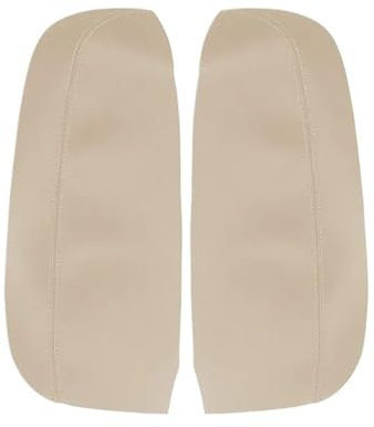 LeiBaOF Für BMW 3er Touring (E46) 2000-2005 Auto Türgriff Panel Armlehne Leder Abdeckung Trim Zubehör,Autoinnenausstattung,G-Beige-4pcs