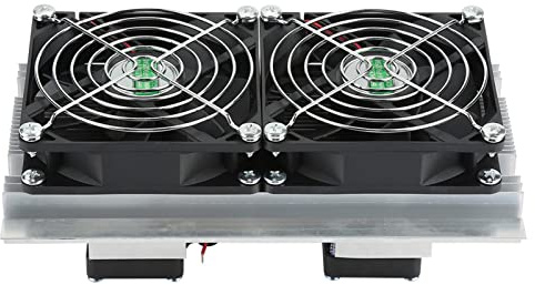 YDuupxe Refroidisseur Thermoélectrique Peltier, Système de Refroidissement à Semi-conducteur avec Bloc de Refroidissement de Grande Surface et Ventilateurs pour Petit Réfrigérateur, Mini Climatiseur