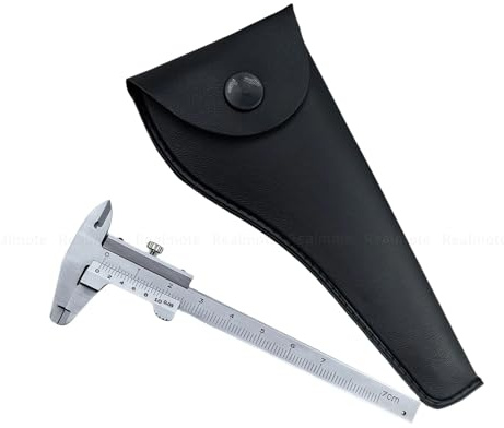Durable Hardened Steel Mini Vernier Caliper 0-70mm 0.05mm Japan Style Precision Caliper Gauge Portable Metric Measuring Tool Precision Metalworking