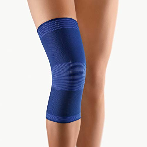 bort 054400 large blau Zweizug Kniestütze Bandage zur leichten Stabilisierung, large, blau