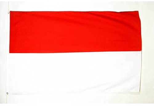 AZ FLAG - Flagge Indonesien - 90x60 cm - Indonesiche Fahne 100% Polyester mit Messing-Ösen - 50g