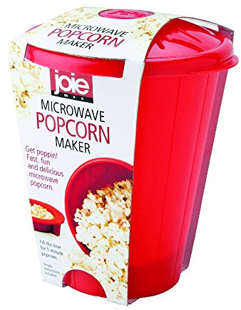 Joie Kitchen Gadgets 14001 Popcorn Maker, Plastic, red,13,97 x 13,33 x 17,78 cm