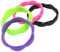 Foxxeo 80er Jahre Neon Armreif Set 4-teilig schwarz lila pink grün
