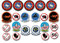 Aviation Action Movie Collection Pete Mitchell Kawasaki GPZ Screen Accurate Sticker Set 21 PVC Sticker, UV Laminiert für Lange Outdoor Anwendungen