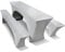 TEXMAXX® Stretch Hussen Bierzeltgarnitur 3-teiliges Set - 50 cm x 220 cm in grau / 2 Bierbank Hussen & Biertisch Husse/Tischdecke Biertisch und Bierbank Auflagen/Hussen für Biertisch