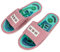 Reflexzonenmassage Fußmassagegeräte, Akupressur Massage Hausschuhe Schuhe, Sandalen Matte Massage Hausschuhe Gesunde Fußpflege Massageschuhe für Männer Frauen(Rosa)
