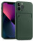 Verco Silicona Funda Compatible con iPhone 13 Pro MAX Case, Carcasa de Prueba de Golpes con Ranura para Tarjetas para iPhone 13 Pro MAX, Verde