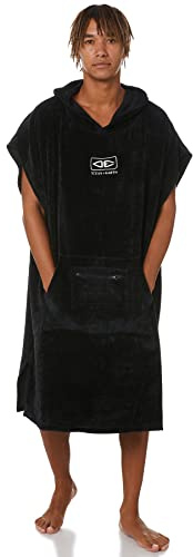 Ocean & Earth Corp Hooded Poncho 2025 Black