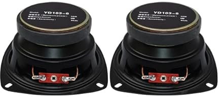 4 pollici 50W 8ohm Midrange Bass Altoparlante Unità di altoparlante Pure Mid Woofer Speaker Home Theater Subwoofer Unità 2 Altoparlanti crossover DIY 2. PCS.
