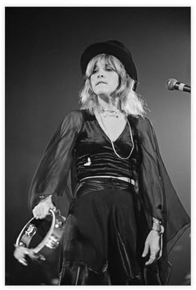 EYEZER Stevie Nicks Young Art Musikposter Leinwand Poster Wandkunst Dekor Druck Bild Gemälde für Wohnzimmer Schlafzimmer Dekoration ungerahmt 30 x 45 cm