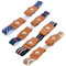 Focenat 4 Stück Gürtel Ohne Schnalle Kinder, Schnallenfreier Kindergürtel, Verstellbare Elastischer Gürtel-Kinder, Unsichtbarer gürtel Stretch für Jungen, Mädchen, Jeans, Hosen, Kleid