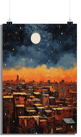 25 Artstreet Marrakesch Poster - Exotische Schönheit der Medina - Hochwertiger Druck - Dekoratives Wandposter - Perfekt zum Einrahmen (Size 61x91)
