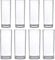 Zylinder-Vasen-Set aus Acryl, 8-teilig, Kunststoff, zylindrische Blumenvasen, Hochzeitsdekoration, Heimdekoration, Bürodekoration