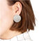 Große Statement Ohrringe rund • Gebürstete Edelstahl Ohrstecker Silber • Boho Style Scheiben Ohrschmuck • nachhaltig & handgemacht • Ø 30mm