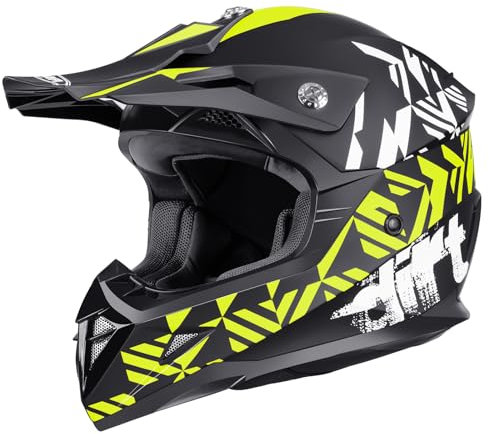 Casque Moto Cross Homme ECE Homologué-YEMA YM-915 Casque Intégral DH Enduro Femme Quad Motocross Adulte