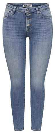 ONLY Female Skinny Jeans ONLPOWER Mittlere Taille Skinny Fit Jeans | Skinny fit jeans