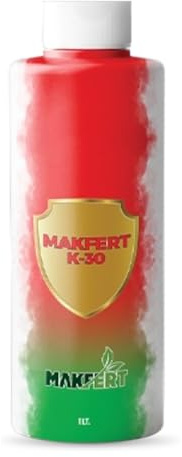 Makfert K-30 Kaliumdünger 1 L – Flüssiger Kaliumlösung-Dünger (K₂O 30 %) – mineralischer Flüssigdünger für Gemüse, Obst, Garten & Landwirtschaft – schnell wirksam & chlorarm