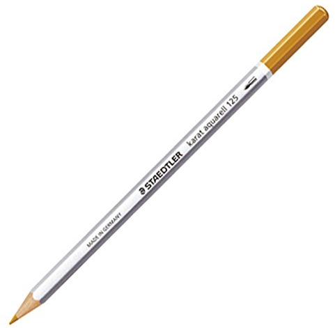 Aquarellfarbstift orangebraun