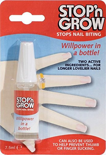 Candybay STOP N GROW Nail Biting Deterrent - Pack of 3, 7.5 ml