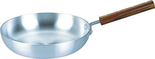 Super 10 / 26cm Wooden Handle Heavy Duty Skillet Pan Chefs Best Choice Aluminium Professional Frying Pan by Kitchen King Brand®