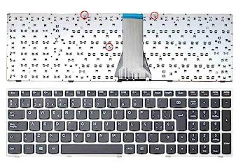 Teclado Compatible con Lenovo G50-70 Plata