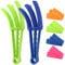 RUIMAICAN Window Blind Cleaner Duster Brush Kit 2 Pack Brush with 6 Microfiber Sleeves - Blind Cleaner Tools for Window Blinds Air Conditioner Jalousie Dust