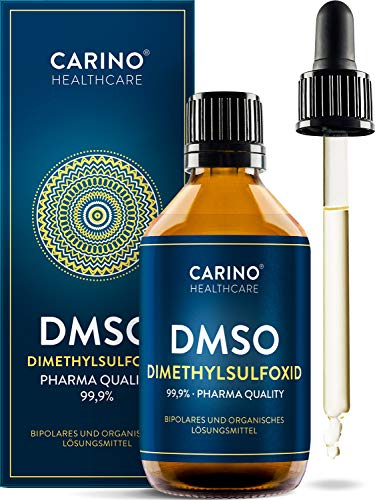 DMSO Pharma Qualität mit Pipette & Tropfverschluss - 99,9% Dimethylsulfoxid 100ml
