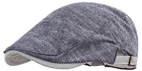 Gisdanchz Schiebermütze Herren Baskenmütze Flatcap Herren Sommer Mützen Gatsby Baskenmütze Karneval Mütze Sommer Marine